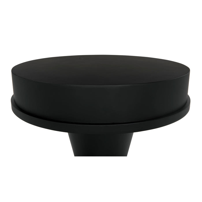 Noir Furniture - Massimo Side Table - GTAB988MTB - GreatFurnitureDeal