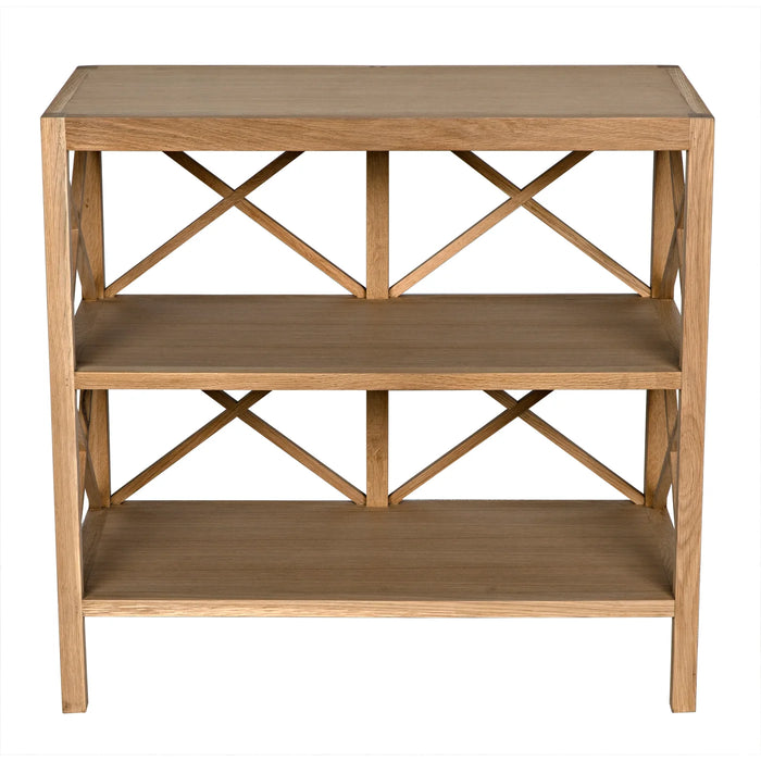 Noir Furniture - Nikolai Side Table, White Oak - GTAB991WO - GreatFurnitureDeal
