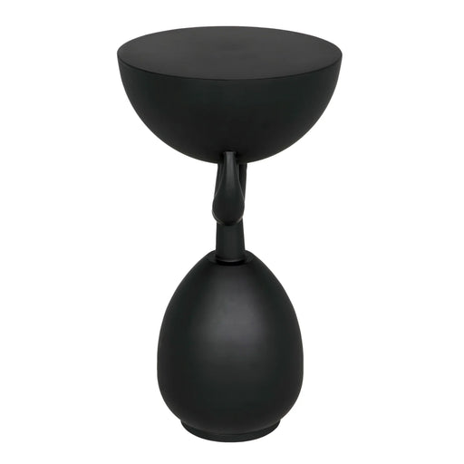 Noir Furniture - Africa Side Table, Metal - GTAB992MTB - GreatFurnitureDeal