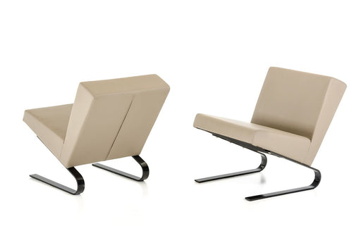 VIG Furniture - Relax Contemporary Taupe Lounge Chair (Set of 2) - VGGUHY-212RH-TPE - GreatFurnitureDeal