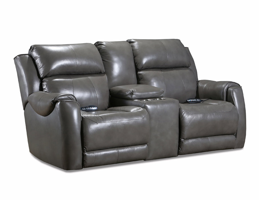 Southern Motion - Safe Bet 3 Piece Double Reclining Living Room Set in Gunmetal - 757-31-21-1757S - GreatFurnitureDeal