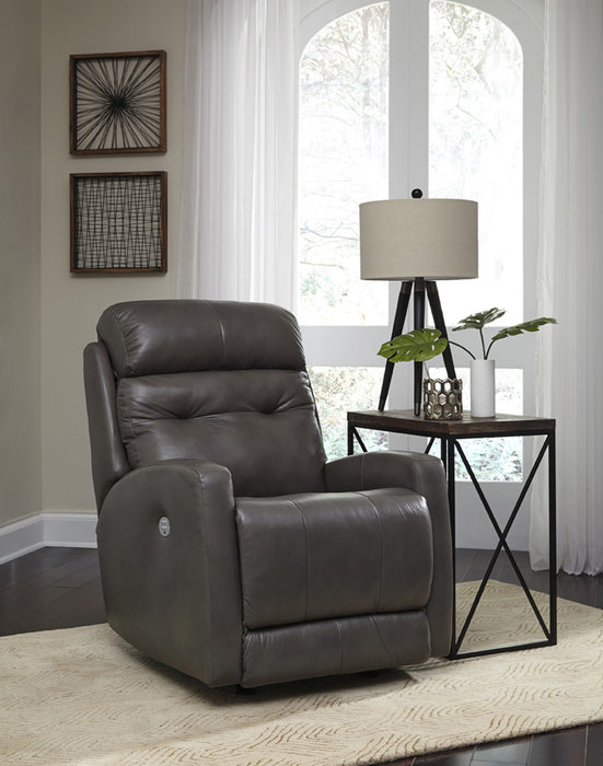 Southern Motion - Bank Shot Swivel Rocker in Gunmetal - 1157S - GreatFurnitureDeal