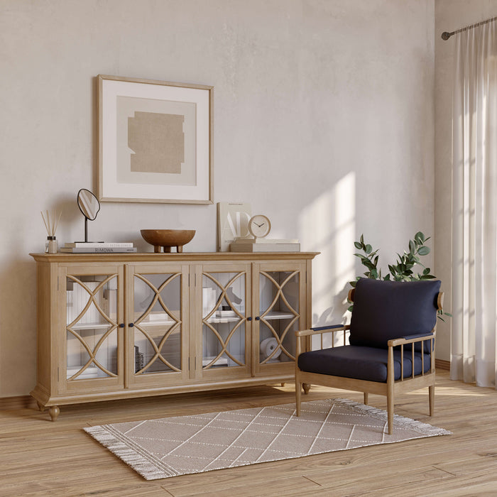 Bramble - Versai Occasional Chair w/ Leather - BR-27907 - GreatFurnitureDeal