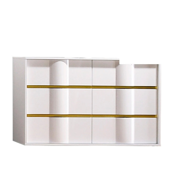 Mariano Furniture - Havana Dresser in White Lacquer - BM-HAVANA-D - GreatFurnitureDeal