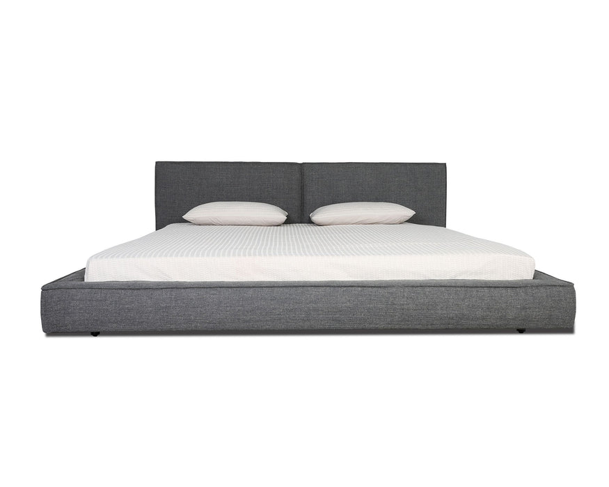 VIG Furniture - Modrest Haven Modern Grey Fabric Queen Bed - VGBBCH-DW160-A-BED-Q - GreatFurnitureDeal