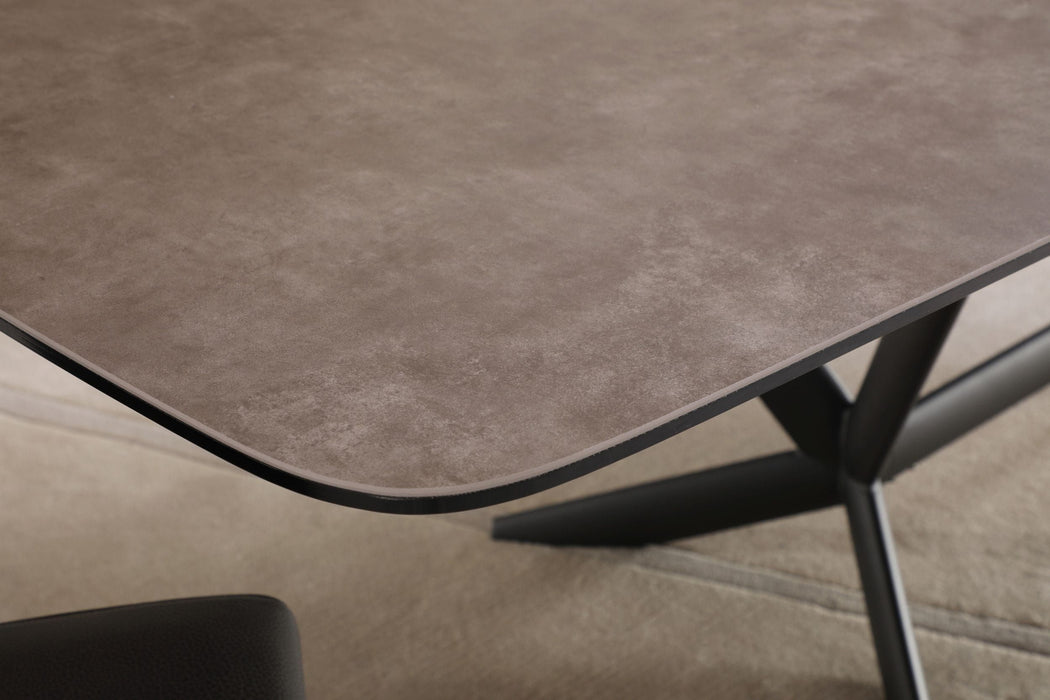 VIG Furniture - Modrest Herzog Modern Grey Ceramic Dining Table - VGVCT1860-DT - GreatFurnitureDeal