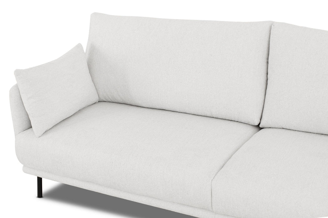 VIG Furniture - Divani Casa Higgins Modern White Fabric Sofa - VGKNK8586-WHT-S