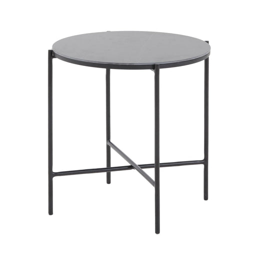 VIG Furniture - Modrest Hobart Modern Black Ceramic End Table - VGDWJ5837-BLK-ET - GreatFurnitureDeal