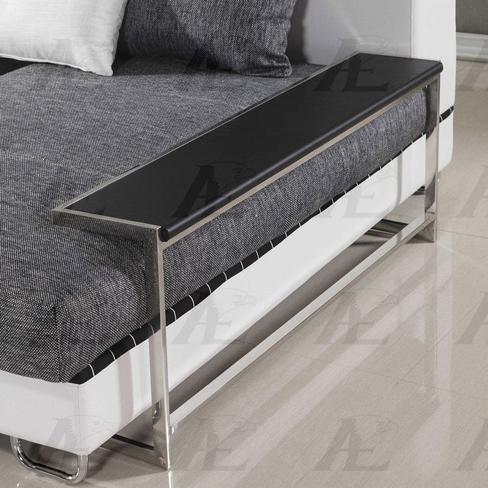 American Eagle Furniture - AE-L131 Gray Fabric Sectional Sofa - Left Sitting - AE-L131L