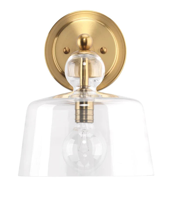 Jamie Young Company - Hudson Wall Sconce Brass - LS4HUDSONBR - GreatFurnitureDeal