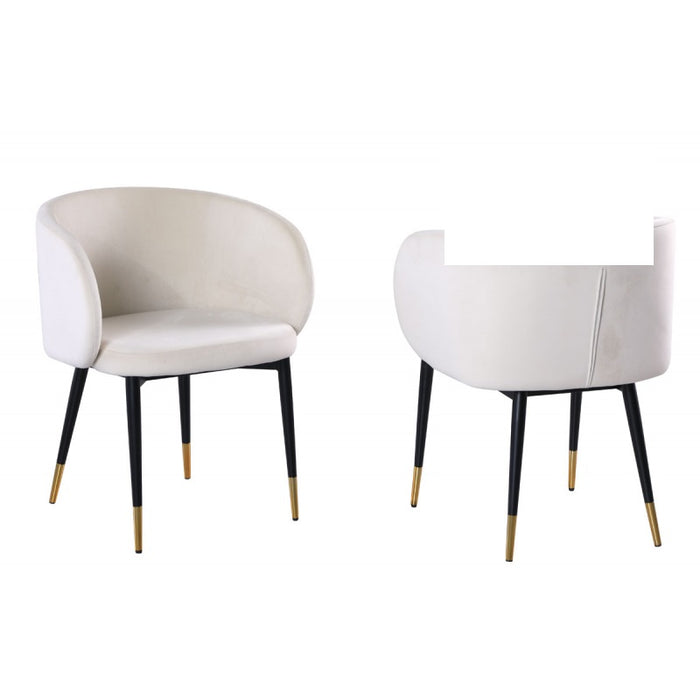 Mariano Furniture - HX009 Dining Chair in Cream (Set of 2) - BM-HX009-CREAM - GreatFurnitureDeal