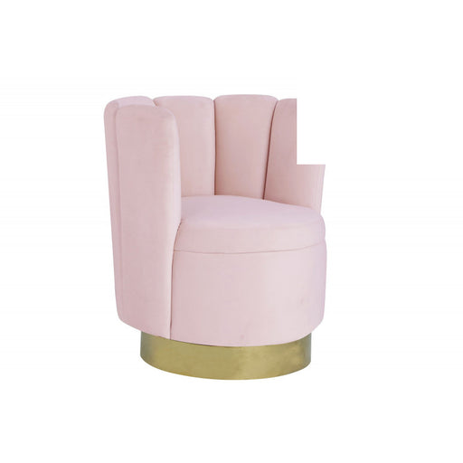 Mariano Furniture - HX11 Accent Chair in Pink - BM-HX11-PINK - GreatFurnitureDeal