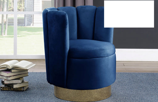 Mariano Furniture - HX11 Accent Chair in Navy Blue - BM-HX11-BLUE - GreatFurnitureDeal