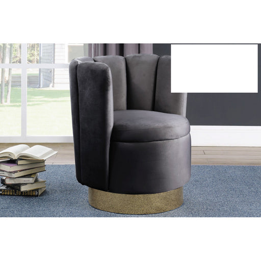 Mariano Furniture - HX11 Accent Chair in Grey - BM-HX11-GREY - GreatFurnitureDeal