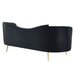 Mariano Furniture - HZ1925 Sofa in Black - BM-HZ1925BLKSF - GreatFurnitureDeal