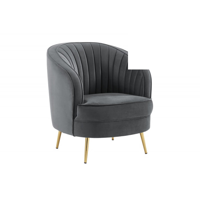 Mariano Furniture - HZ1925 Chair in Grey - BM-HZ1925-GREY-C - GreatFurnitureDeal