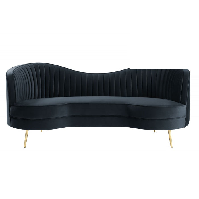 Mariano Furniture - HZ1925 Sofa in Black - BM-HZ1925-BLK-S - GreatFurnitureDeal