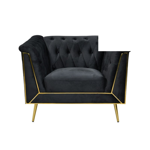 Mariano Furniture - HZ1926 Chair in Black - BM-HZ1926-BLK-C - GreatFurnitureDeal