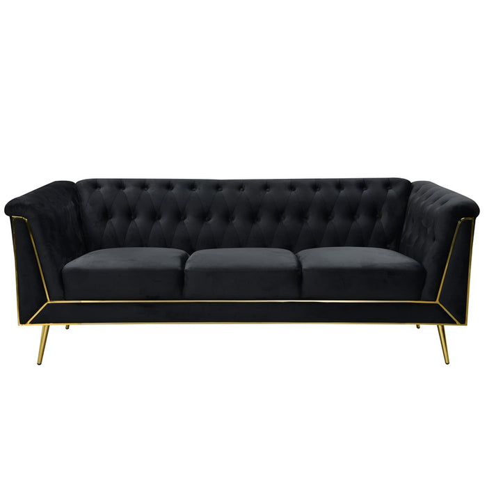 Mariano Furniture - HZ1926 Sofa in Black - BM-HZ1926-BLK-S - GreatFurnitureDeal