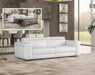 VIG Furniture - Coronelli Collezioni Icon Modern Italian White Leather Sofa Bed - VGCCICON-WHT-SB - GreatFurnitureDeal