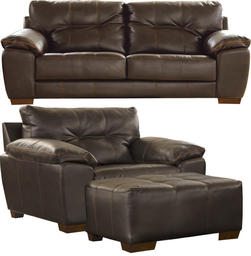 Jackson Furniture - Hudson 3 Piece Living Room Set in Chocolate - 4396-03-01-10-CHOCOLATE - GreatFurnitureDeal