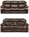 Catnapper - Positano 2 Piece Power Reclining Sofa Set in Cocoa - 64991-99-COCOA - GreatFurnitureDeal
