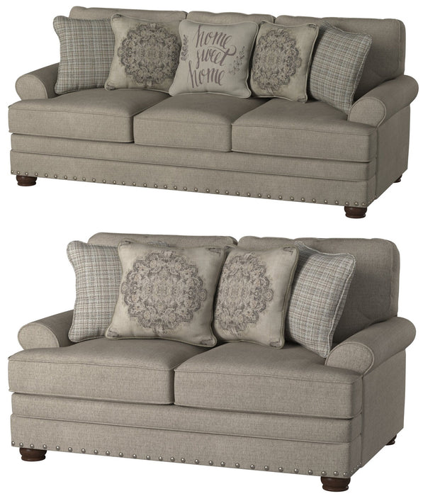 Jackson Furniture - Farmington 2 Piece Sofa Set in Buff-Winter - 4283-03-02-BUFF