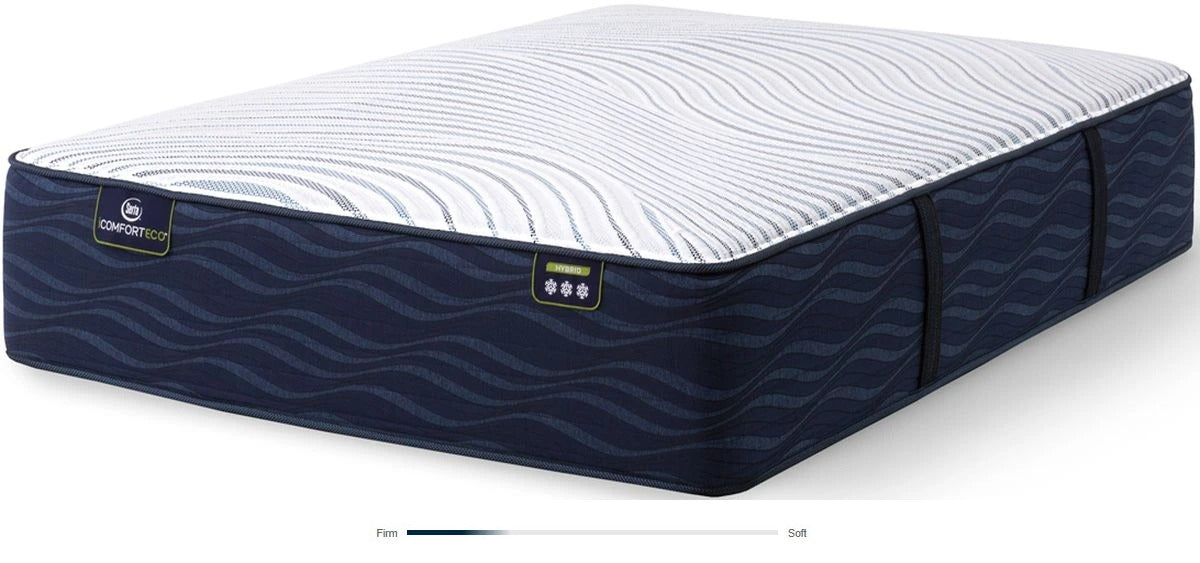 Serta Mattress - iComfortECO Smooth Hybrid Cal King Mattress - S15GL Firm - CAL KING-MATTRESS