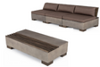 VIG Furniture - Modrest Delaware Modern Concrete Sofa Set with Rectangular Coffee Table - VGLB-RIVI-REC-SET2 - GreatFurnitureDeal