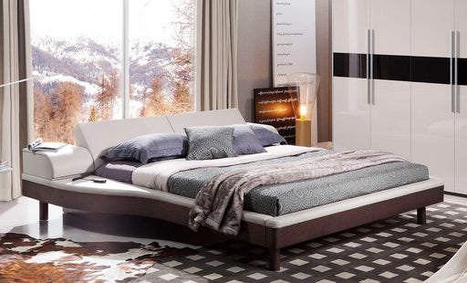 VIG Furniture - Eastern King Portofino Adjustable Leatherette Bed with built-in Nightstands - VGWCPORTOFINO-1-EK - GreatFurnitureDeal