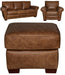 Mariano Italian Leather Furniture - Mark 3 PC Living Room Set in Cinnamon - Mark-CINNAMON-SCO - GreatFurnitureDeal