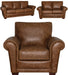 Mariano Italian Leather Furniture - Mark 3 PC Living Room Set in Cinnamon - Mark-CINNAMON-SLC - GreatFurnitureDeal