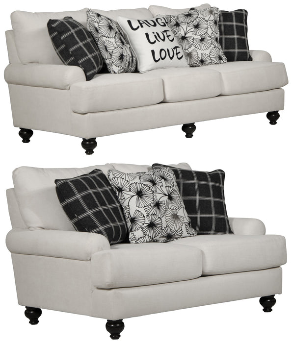 Jackson Furniture - Cumberland 2 Piece Sofa Set in Ecru - 3245-03-02-ECRU - GreatFurnitureDeal