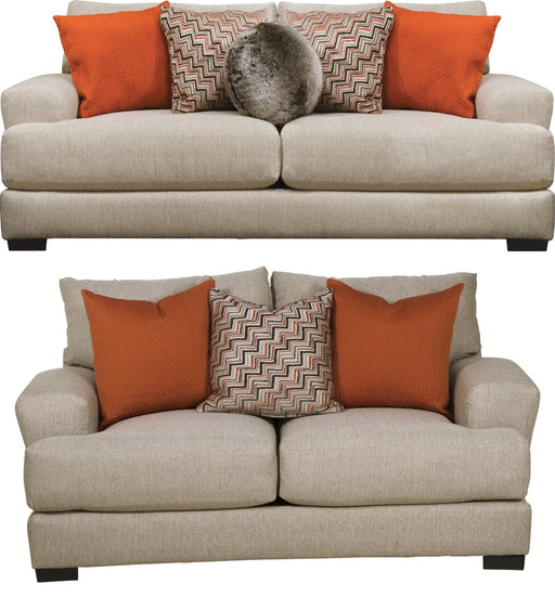 Jackson Furniture - Ava 2 Piece Sofa Set with Usb Port in Cashew-Lava - 4498-13-26-CASHEW - GreatFurnitureDeal