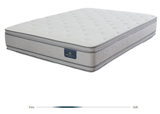 Serta Mattress - Prestige Suite Hotel Double Sided 12.75" Euro Pillow Top Queen Mattress - Prestige Suite X-EURO-PILLOW-TOP-QUEEN - GreatFurnitureDeal