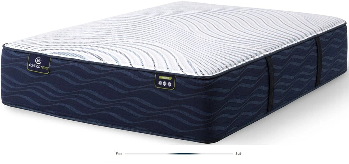 Serta Mattress - iComfortECO Smooth Hybrid King Mattress - S20GL Plush - KING-MATTRESS