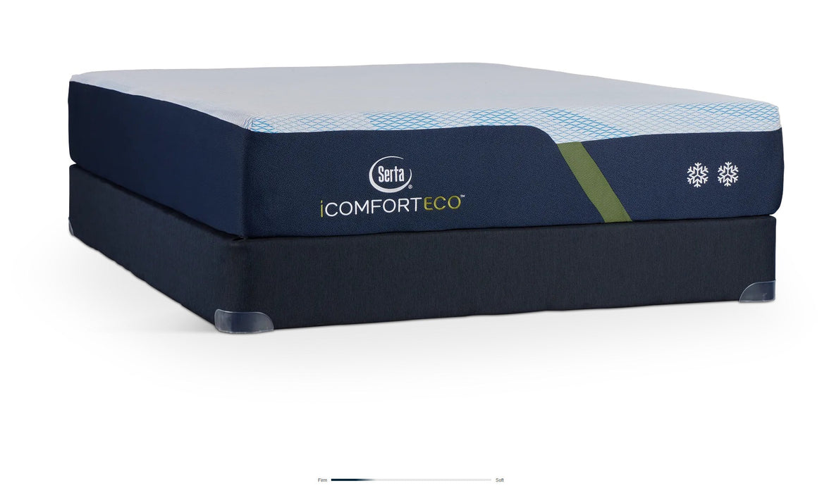 Serta Mattress - iComfortECO Smooth Hybrid TWIN XL Mattress Set - S15GL Firm - TWIN XL-MATTRESS-SET - GreatFurnitureDeal