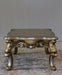 European Furniture - Alexsandra Luxury Coffee Table in Golden Brown - Antique Silver - 43553-CT - GreatFurnitureDeal