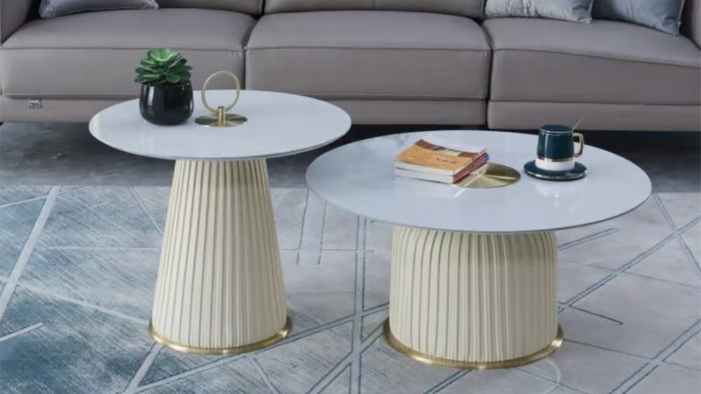 American Eagle Furniture - CT-W9306 Cream Coffee Table - CT-W9306-CRM - GreatFurnitureDeal