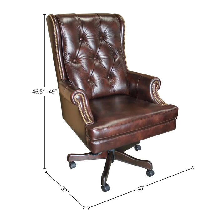 Parker Living - Havana Leather Desk Chair - DC#112-HA - GreatFurnitureDeal