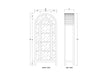 Bramble - Vannes Display Cabinet w/ Glass Shelves in True White w/ Driftwood Interior - 28221TRW-DRW--- - GreatFurnitureDeal