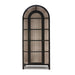 Bramble - Vannes Display Cabinet w/ Glass Shelves in Vintage Black w/ Putty Interior - 28221VGB-PUT--LDT - GreatFurnitureDeal