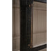 Bramble - Vannes Display Cabinet w/ Glass Shelves in Vintage Black w/ Putty Interior - 28221VGB-PUT--LDT - GreatFurnitureDeal