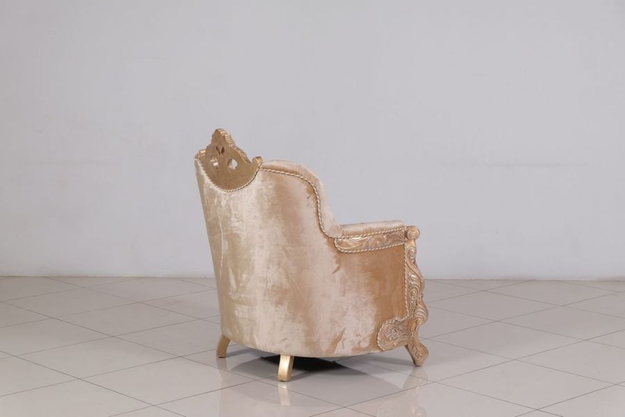 European Furniture - Imperial Palace Luxury Chair in Dark Champagne - 32006-C - GreatFurnitureDeal