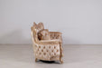 European Furniture - Imperial Palace Luxury Loveseat in Dark Champagne - Antique White and Antique Dark Copper - 32006-L - GreatFurnitureDeal