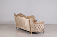 European Furniture - Imperial Palace Luxury Sofa in Dark Champagne - Antique White and Dark Copper - 32006-S - GreatFurnitureDeal