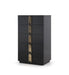 VIG Furniture - Modrest Token Modern Black & Gold Chest - VGVCJ815-5H - GreatFurnitureDeal
