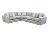 Southern Home Furnishings - Charlotte Sectional in Green/Grey - 7003-21L 15KP 31R Charlotte - GreatFurnitureDeal