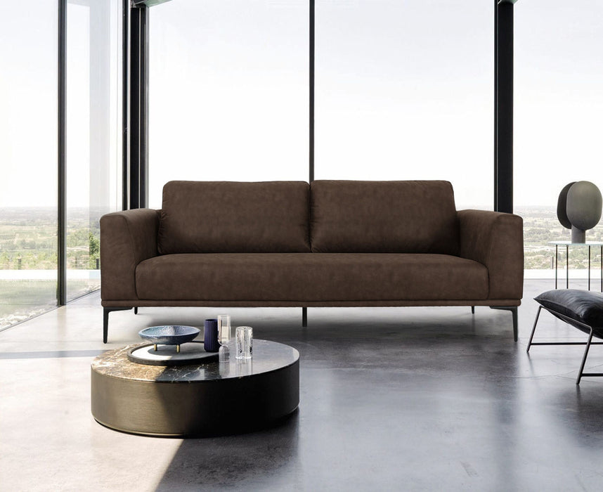 VIG Furniture - Divani Casa Jada Modern Brown Fabric Loveseat - VGKNK8578-BRN-L