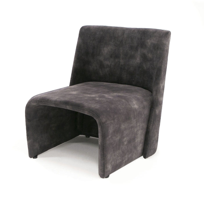 VIG Furniture - Modrest Modern Jarvis Accent Dark Grey Fabric Chair - VGBN-EC-258-DG-CH - GreatFurnitureDeal